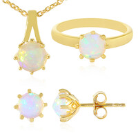 Welo Opal Silver Ring