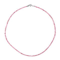 Strawberry Quartz Silver Necklace