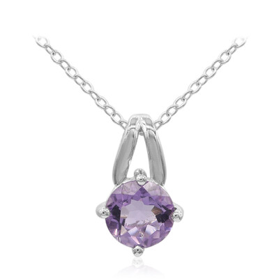 Amethyst Silver Necklace