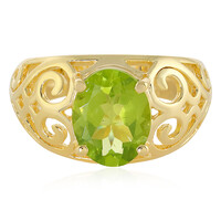Peridot Silver Ring