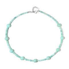 Amazonite Silver Necklace