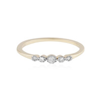 9K SI1 (H) Diamond Gold Ring