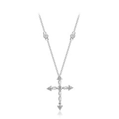 14K SI2 (H) Diamond Gold Necklace (CIRARI)
