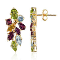 Peridot Silver Earrings