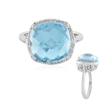 Sky Blue Topaz Silver Ring