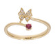 14K AAA Mozambique Ruby Gold Ring (CIRARI)