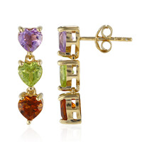 Amethyst Silver Earrings
