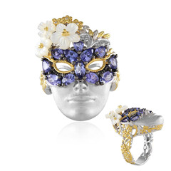 Tanzanite Silver Ring (Gems en Vogue)