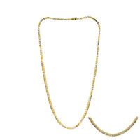 Burmese Peridot Silver Necklace