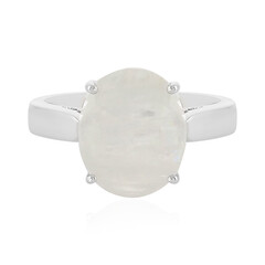 Rainbow Moonstone Silver Ring