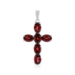 Mozambique Garnet Silver Pendant
