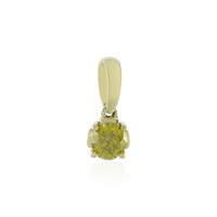9K I4 Yellow Diamond Gold Pendant