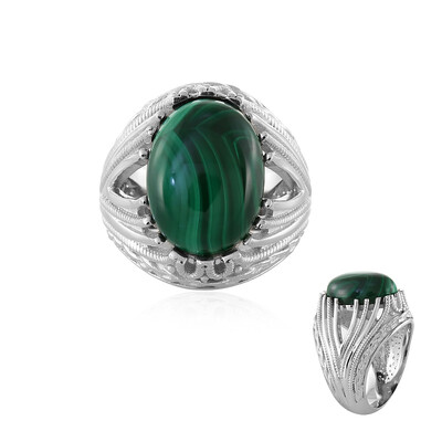Malachite Silver Ring