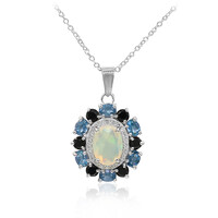 Welo Opal Silver Necklace