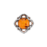 Baltic Amber Silver Pendant
