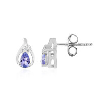 Tanzanite Silver Earrings