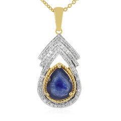 Madagascar Blue Sapphire Silver Necklace