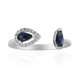 10K Ceylon Blue Sapphire Gold Ring