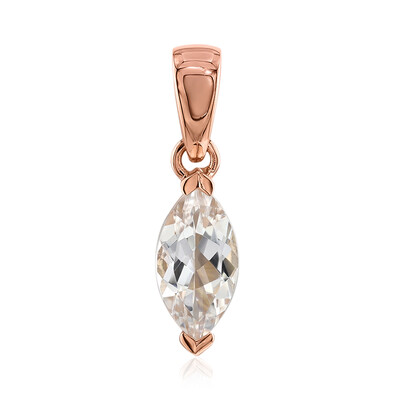9K Mexican Pink Danburite Gold Pendant