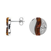Baltic Amber Silver Earrings