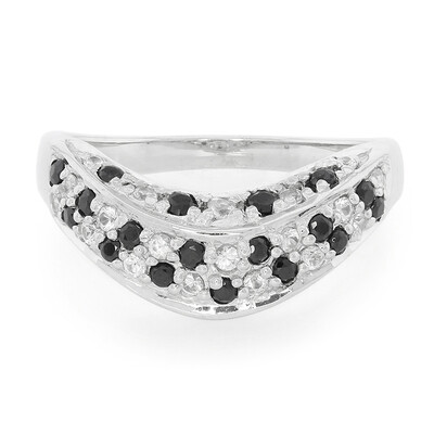 White Sapphire Silver Ring
