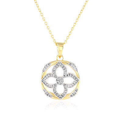 I3 Brown Diamond Silver Necklace