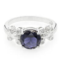 Ceylon Iolite Silver Ring