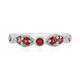 Tanzanian Ruby Silver Ring (Adela Silber)