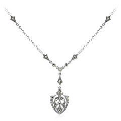 Marcasite Silver Necklace