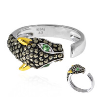 Tsavorite Silver Ring