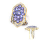 Tanzanite Silver Ring (Gems en Vogue)