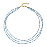 Aquamarine Silver Necklace