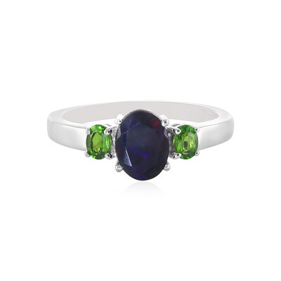 Mezezo Opal Silver Ring