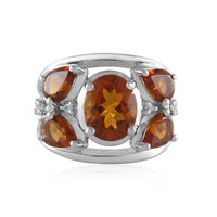 Madeira Citrine Silver Ring
