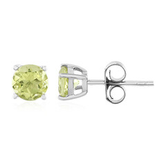 Ouro Verde Quartz Silver Earrings