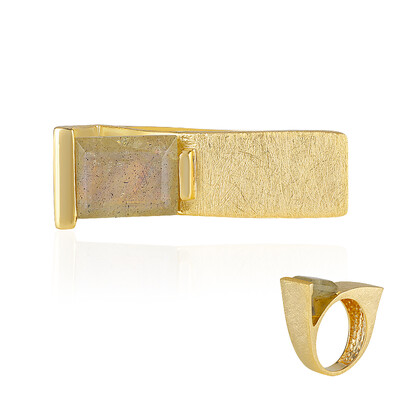 Labradorite Silver Ring (MONOSONO COLLECTION)