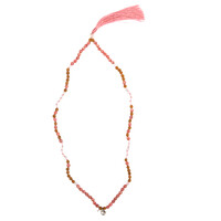 White Quartz Silver Necklace