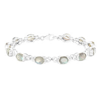 Labradorite Silver Bracelet