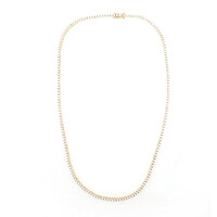 9K Flawless (F) Diamond Gold Necklace (LUCENT DIAMONDS)