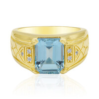 Sky Blue Topaz Silver Ring