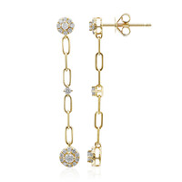 14K I1 (H) Diamond Gold Earrings (CIRARI)
