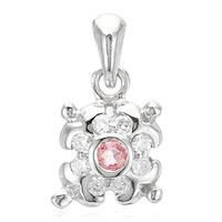 Padparadscha Sapphire Silver Pendant