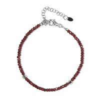 Silver Hematite Silver Bracelet