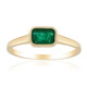 9K Zambian Emerald Gold Ring