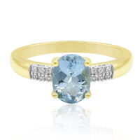 9K Medina Aquamarine Gold Ring