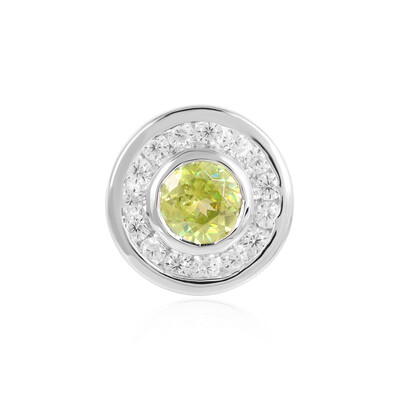 Sphene Silver Pendant (MONOSONO COLLECTION)