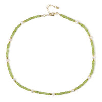 Peridot Silver Necklace (Riya)