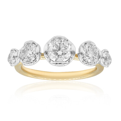 18K VS2 (H) Diamond Gold Ring (CIRARI)