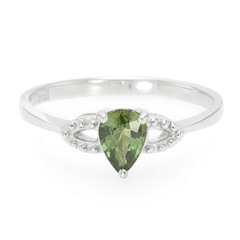 Mozambique Sapphire Silver Ring