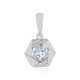 Brazilian Aquamarine Silver Pendant
